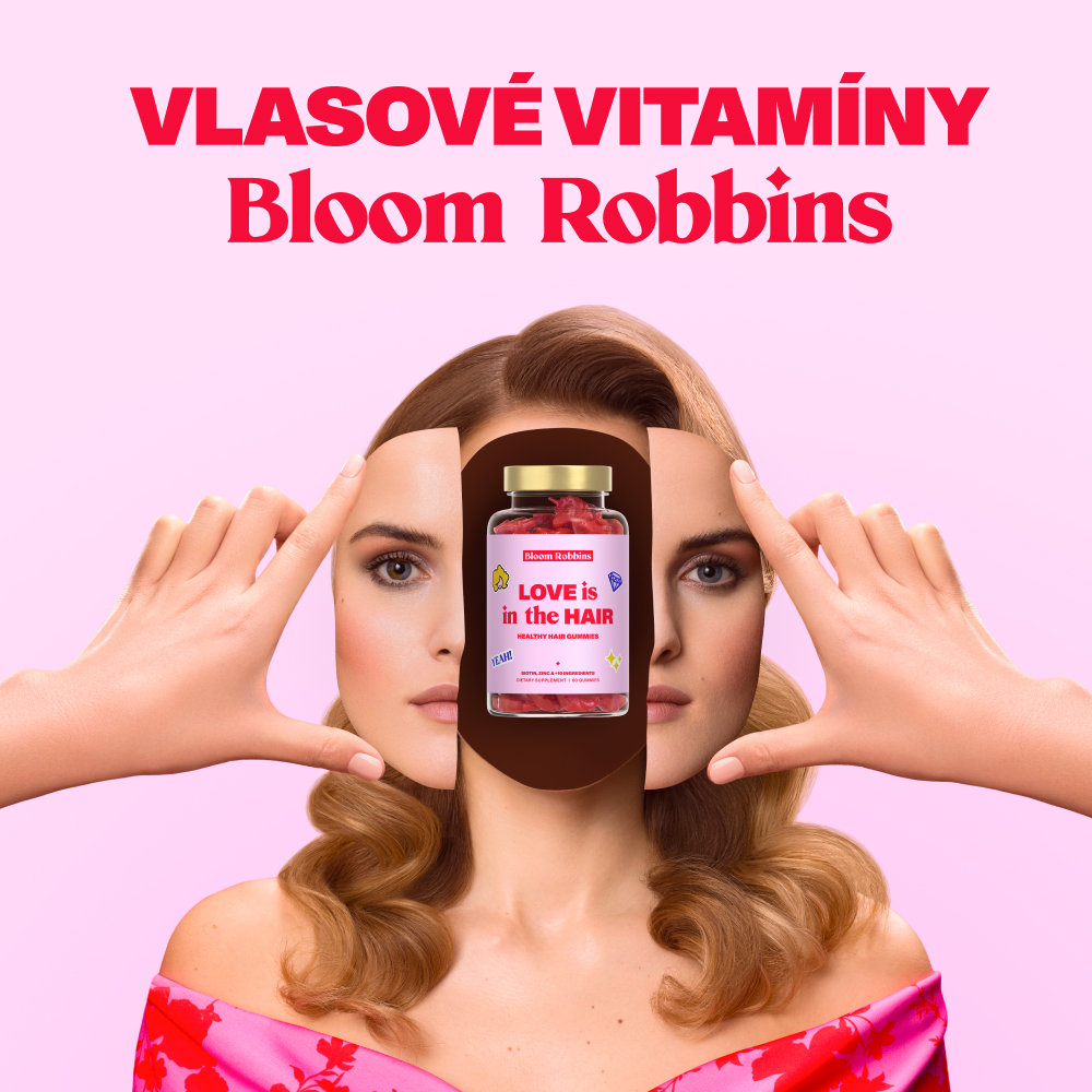 Bloom Robbins campaign poster – Vlasové vitamíny | Radovan Grezo